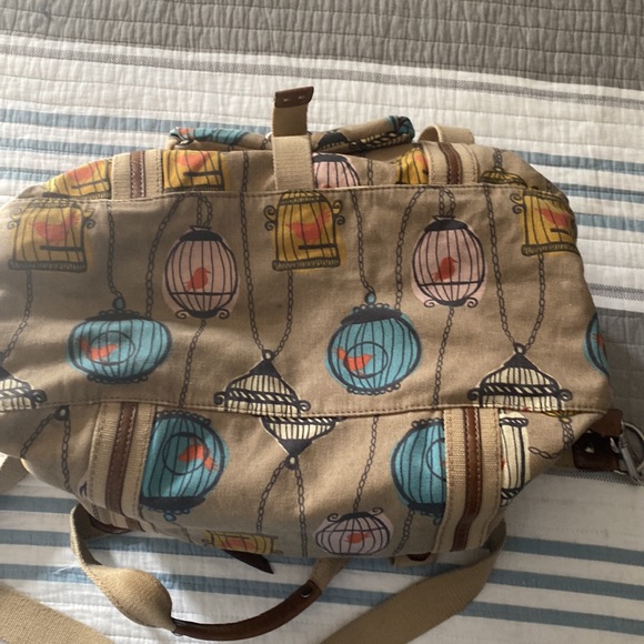 Oversized Bird Cage Fossil Bag - Picture 6 of 9